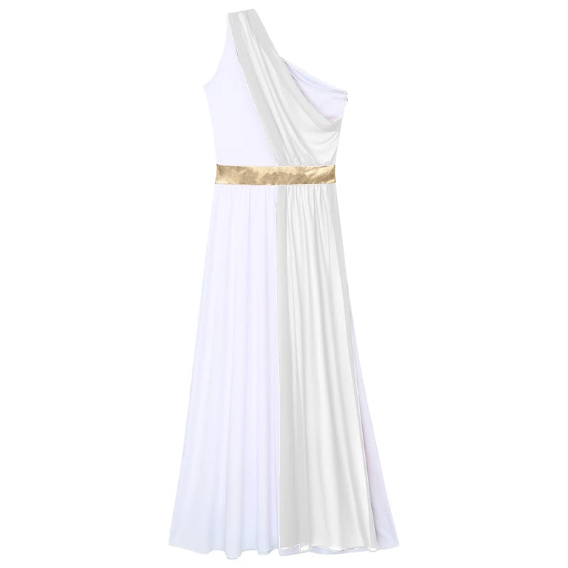 Greek Costume Dress for Women - Princess Queen Toga Cosplay Fancy Dress