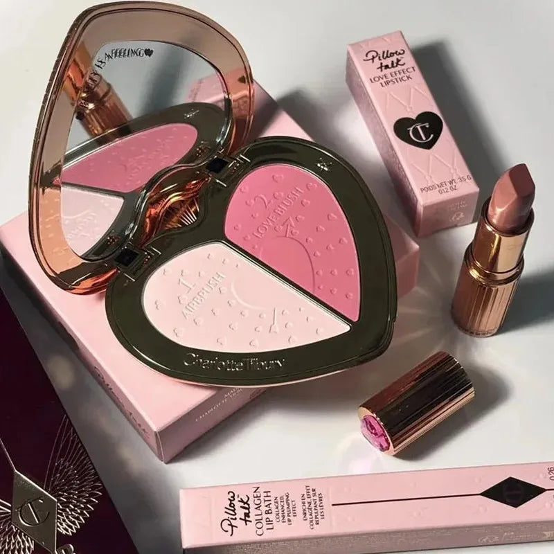 Dual-Color Blush and Concealer Cushion - Brightening & Moisturizing Face Makeup