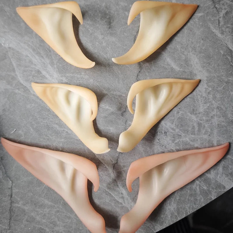 Elf Ears Cosplay Accessories - Realistic Latex Fantasy Costume Props