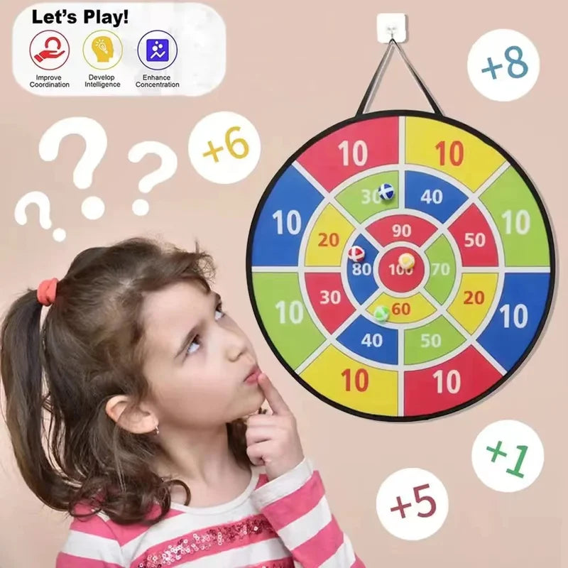 Children's Large Dart Board Indoor Outdoor Family Game Educational Sports Toy