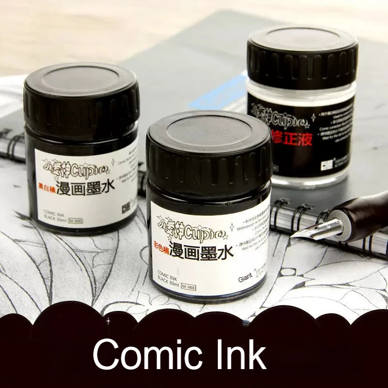 Waterproof Correction Fluid for Comic and Manga Drawing - 30ml Art Ink