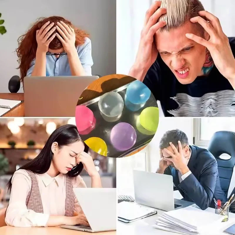 Stress Relief Squeezable Fidget Ball Toy for Anxiety and Easter Stress Relief