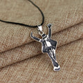 Michael Jackson BAD Necklace Rock Roll Pendant Punk Jewelry Men Women Gift