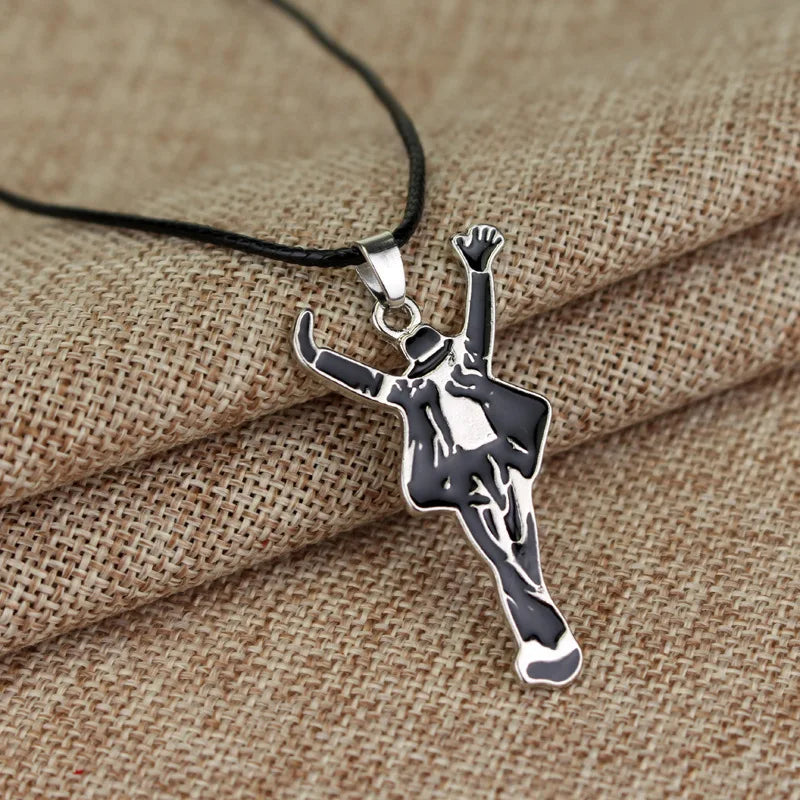 Michael Jackson BAD Necklace Rock Roll Pendant Punk Jewelry Men Women Gift