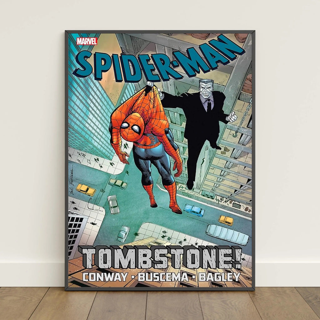 Spider-Man Comic Book Wall Art Poster - Canvas Print for Home Decor