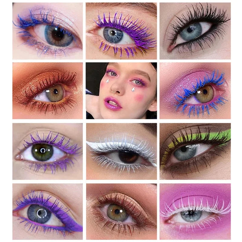 Waterproof Curling & Lengthening Mascara - 24H Smudgeproof Makeup Tool