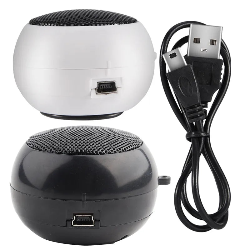 Mini Portable Travel Computer Speaker with Built-in Battery & 3.5mm Audio Jack