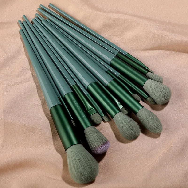 Soft Fluffy Makeup Brush Set - 13/8Pcs Cosmetics Foundation Blush Eyeshadow Kabuki Blending Tools