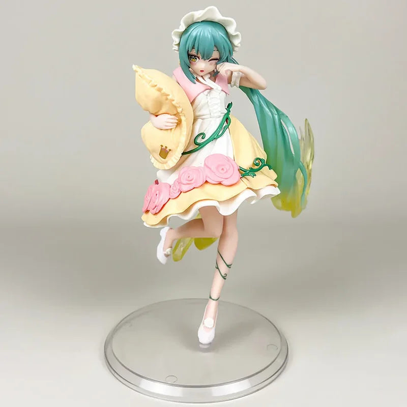 Anime Fairy Mirror Figure Set - Hatsune Miku & Cinnamoroll PVC Decor Toy