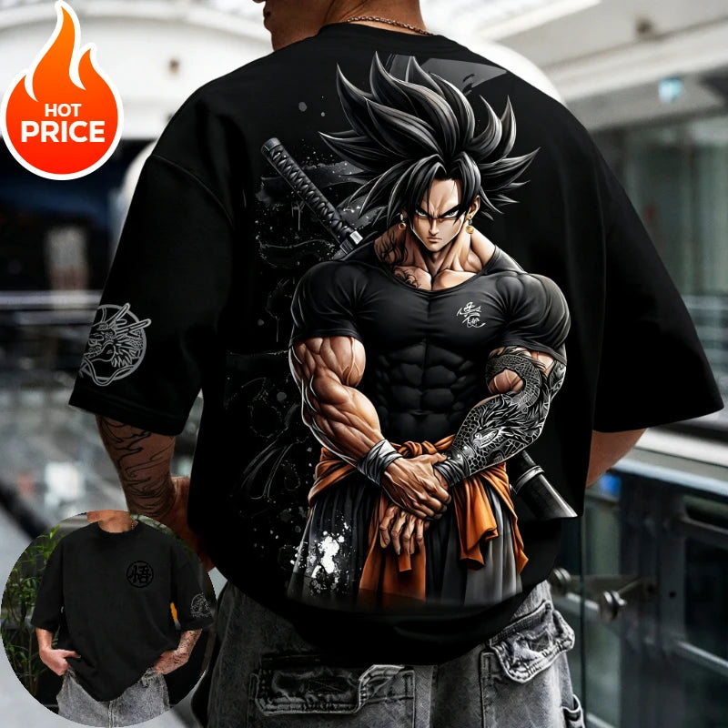 Goku Dragon Ball Super Saiyan Summer Cotton T-Shirt for Men & Women - Casual Streetwear