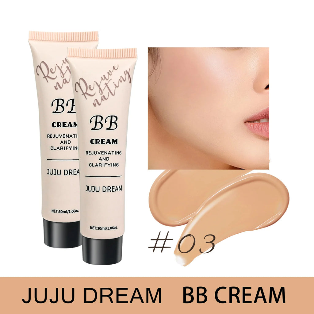 Moisturizing BB Cream for Dry Skin - Long-Lasting Oil Control Foundation