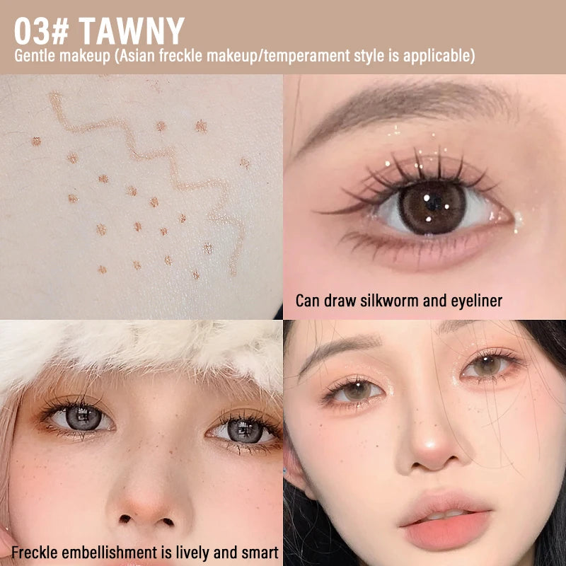 Natural Fake Freckle Makeup Pen Liquid Spot Pen Waterproof Face Dot Mole Tool