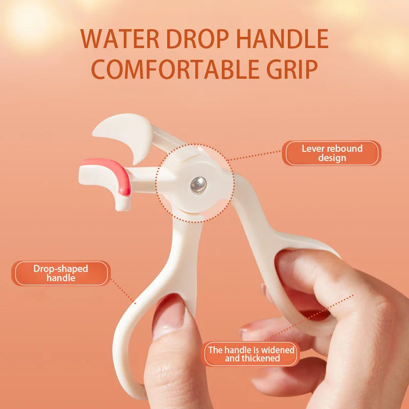 Eyelash Curler with Silicone Gasket for Curling & Makeup - Big Eyes Tool