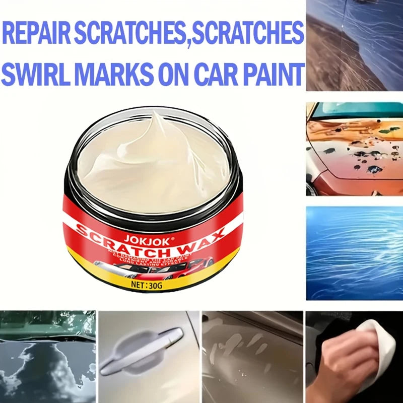 Nano Gloss Scratch Repair Wax for Car Paint - Polishing & Restoration Kit