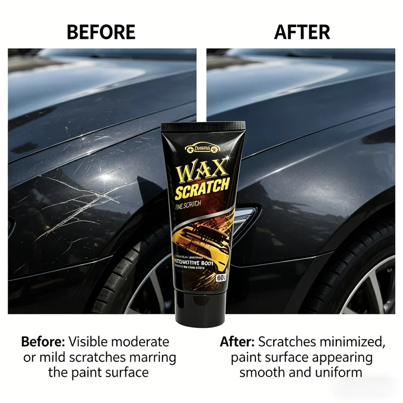 Car Scratch Repair Wax - Fine Scratch Remover & Polish for Automotive Body