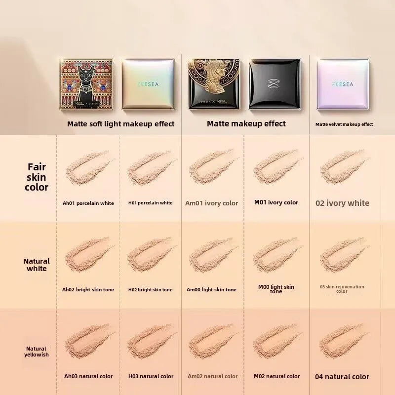 Mineral Powder Foundation with Concealer & Finishing Powder - Medium to Full Coverage, Vegan Friendly