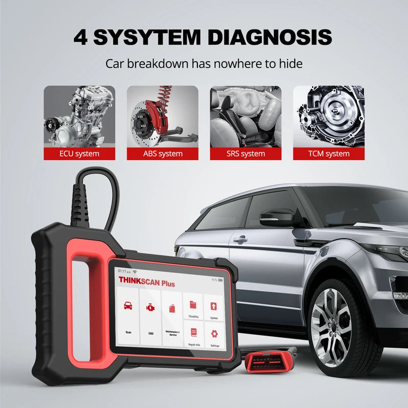 OBD2 Diagnostic Scanner for Cars - Multi-System Vehicle Check & Repair Tool
