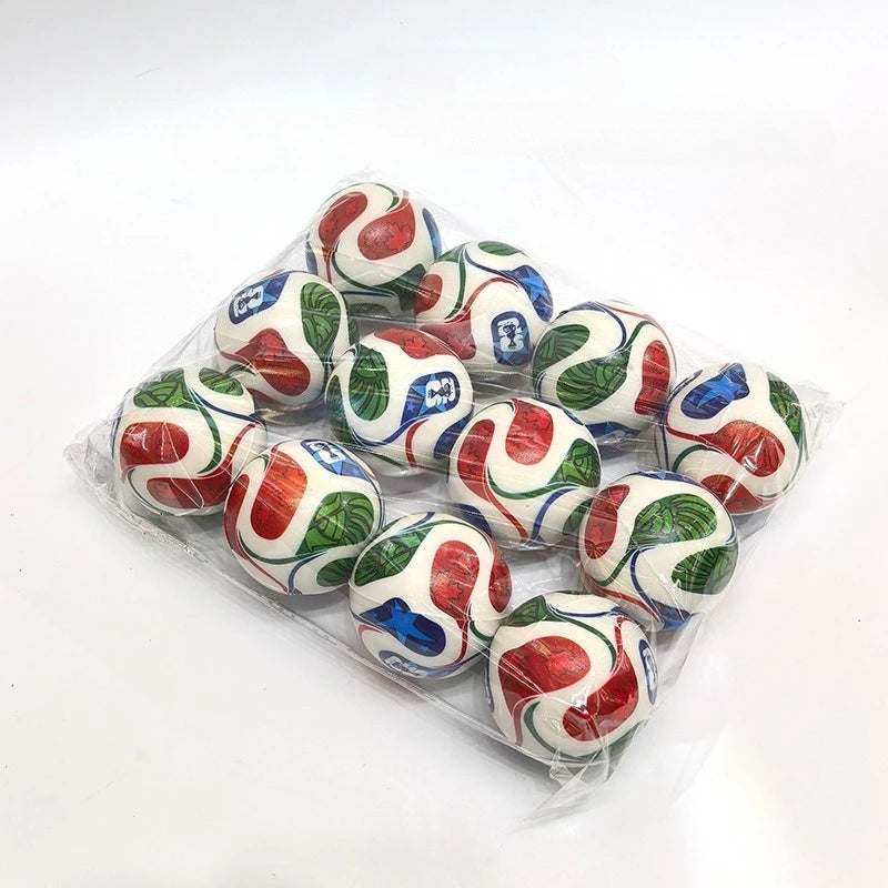 Soccer Stress Ball - 6cm PU Foam Squeeze Toy for Football Fans, Anti-Stress Gift