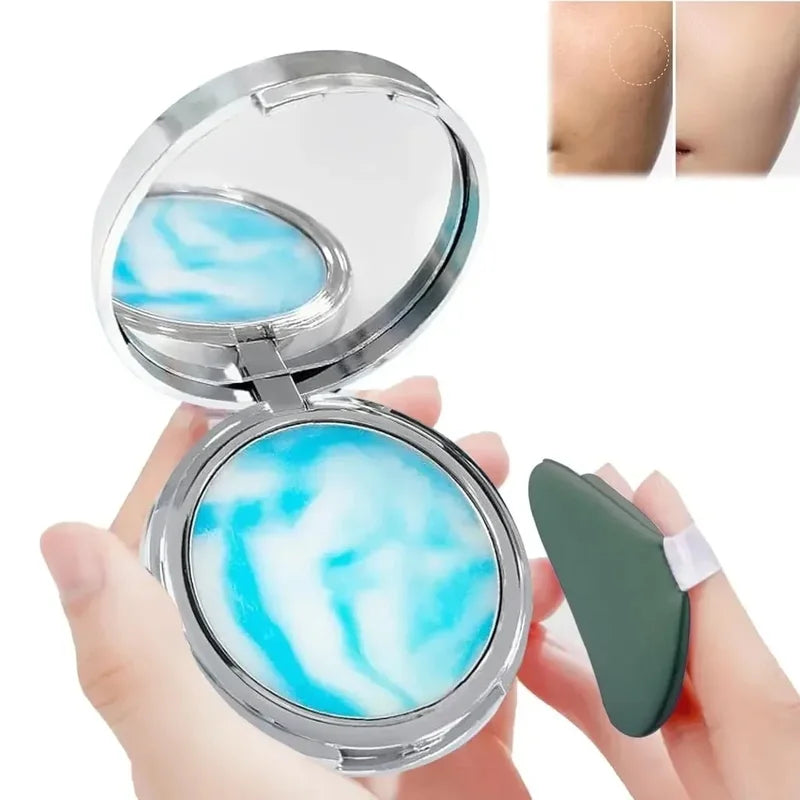 Long-Lasting Oil Control Makeup Powder with Puff Waterproof Face Foundation
