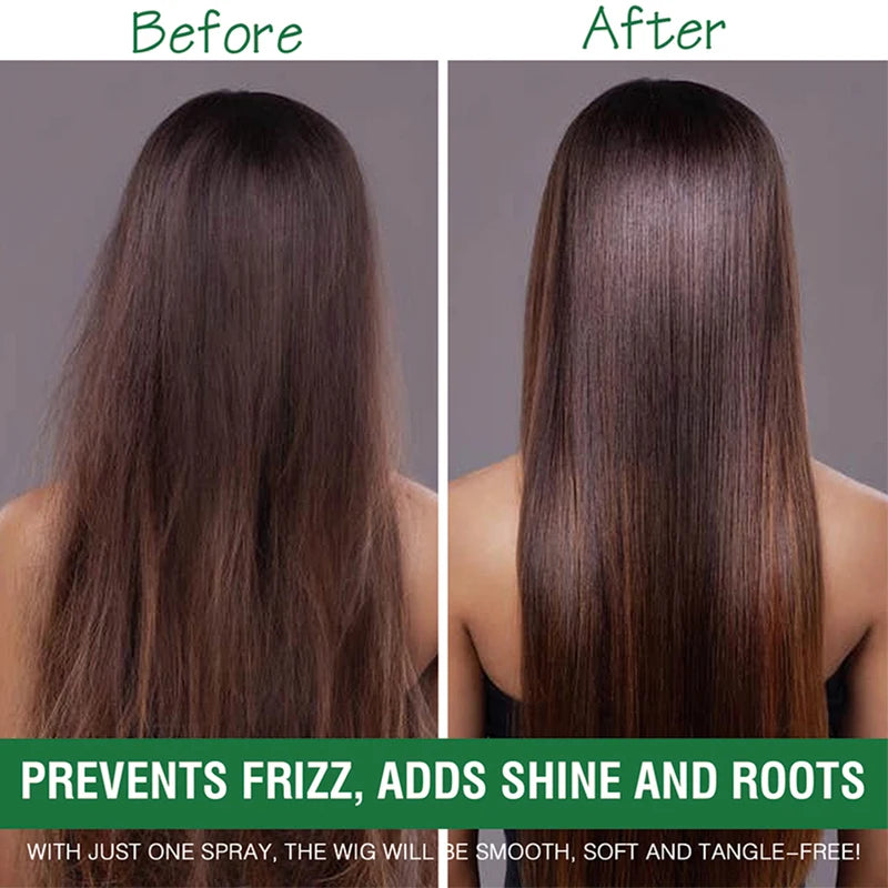 100ml Wig Moisturizing Spray for Synthetic Hair - Frizz Control & Shine