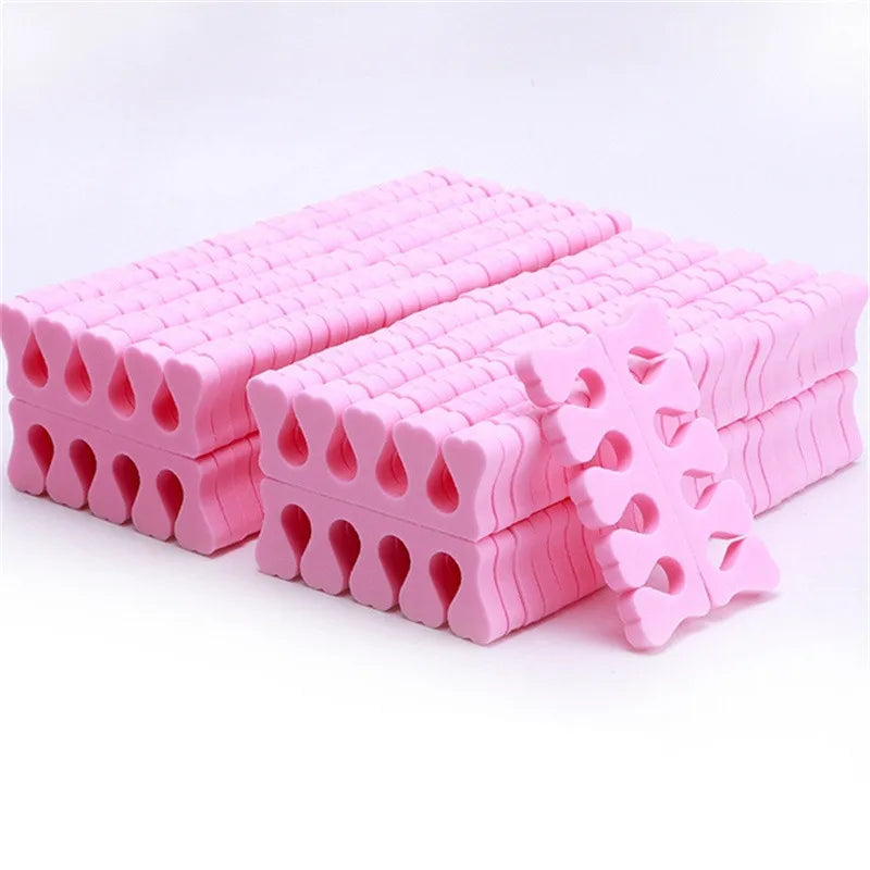 Bulk Toe Separator Set for Pedicure Manicure Nail Art Foot Care - 100/200/500pcs