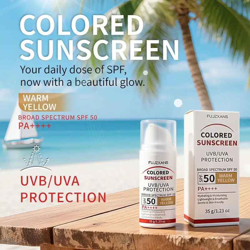Broad Spectrum SPF 50 Tinted Sunscreen with Hydrating & Skin-Friendly Formula
