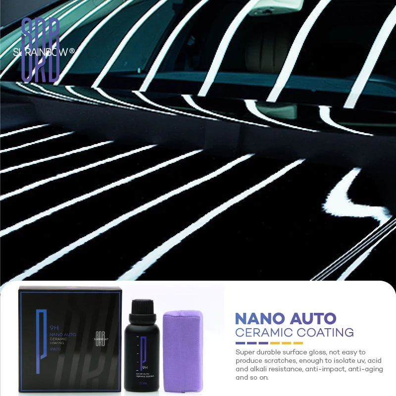Nano Ceramic Car Coating Kit - 9H Hydrophobic Scratch-Resistant Gloss Sealant