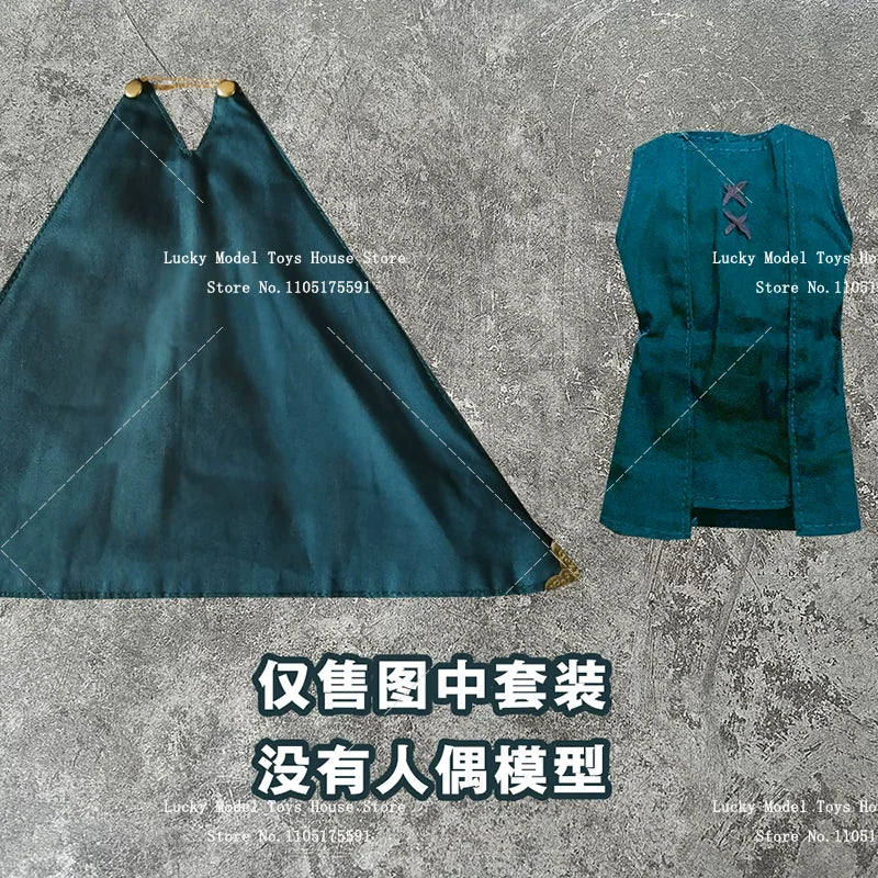 12 Scale Action Figure Cloak Set for 6-Inch Toy Figures - Doctor Doom Soldier Style