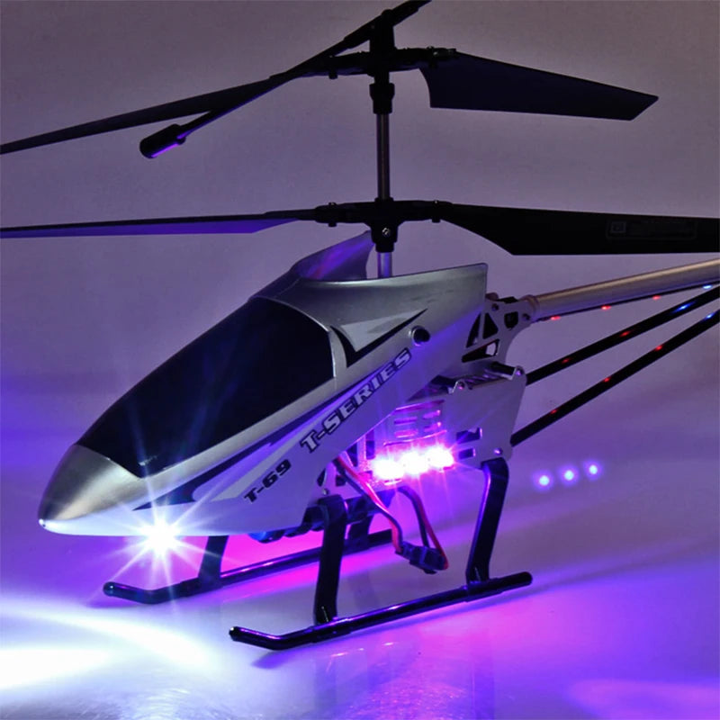 Large RC Helicopter with Remote Control 80cm Outdoor Drone Toy for Kids