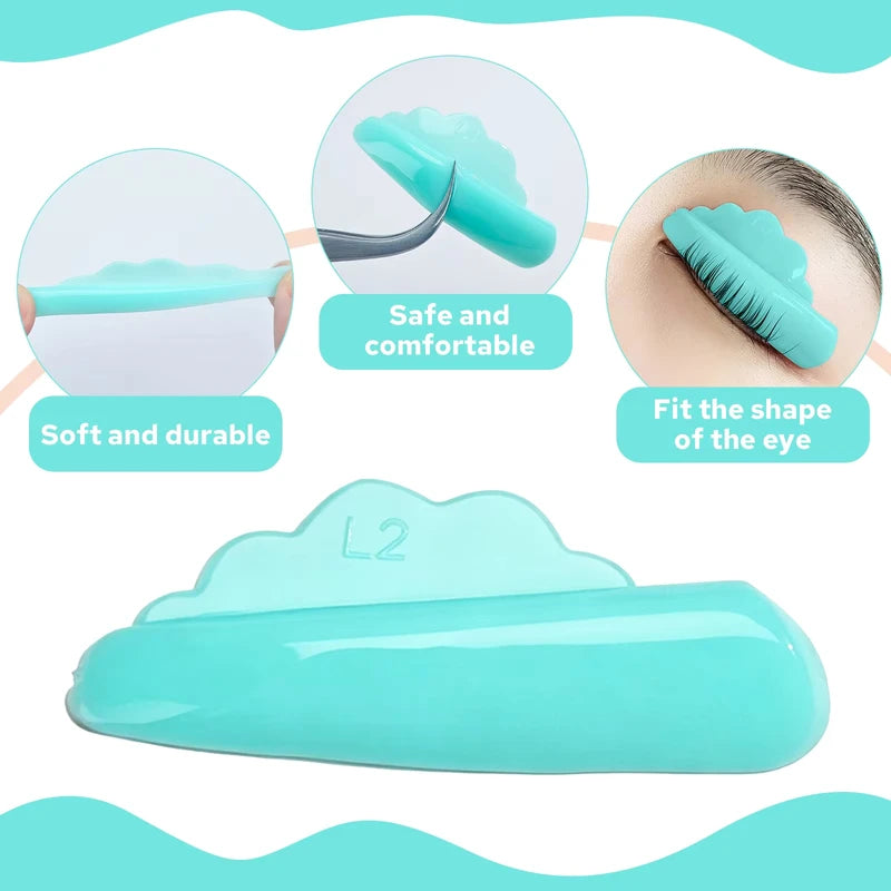 Silicone Lash Lift Pads - Curling Shields for Eyelash Perm & Lash Lift