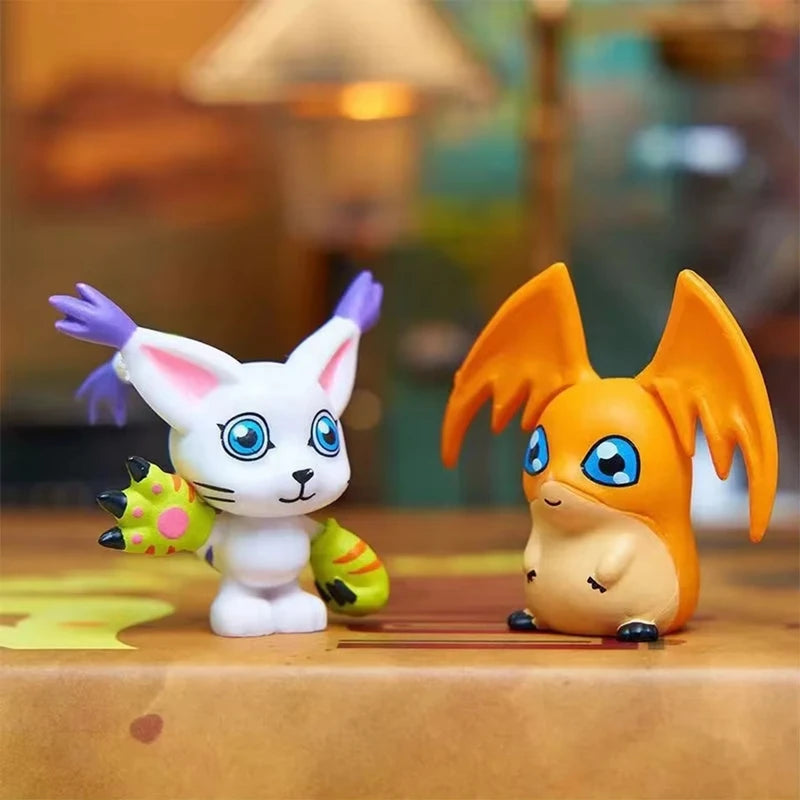 Digimon Adventure Anime Figurine Set - PVC Collection Dolls for Fans, Birthday & Christmas Gifts