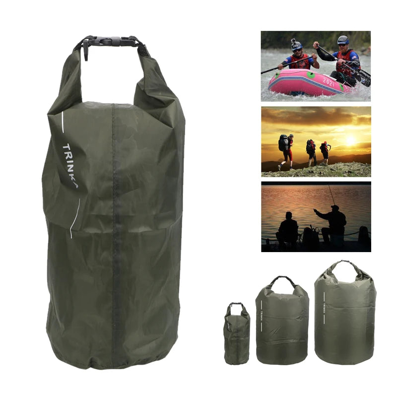 Waterproof Storage Bag 8L, 40L, 70L Outdoor Dry Sack for Kayaking Camping