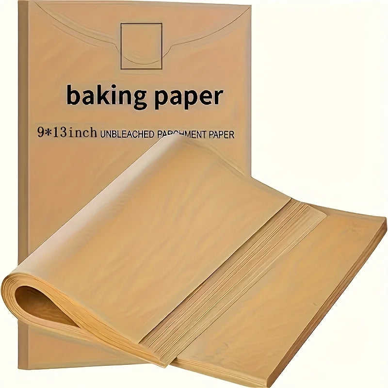 Pre-Cut Non-Stick Parchment Baking Sheets - Half Sheet Pan Size, 50/200pcs
