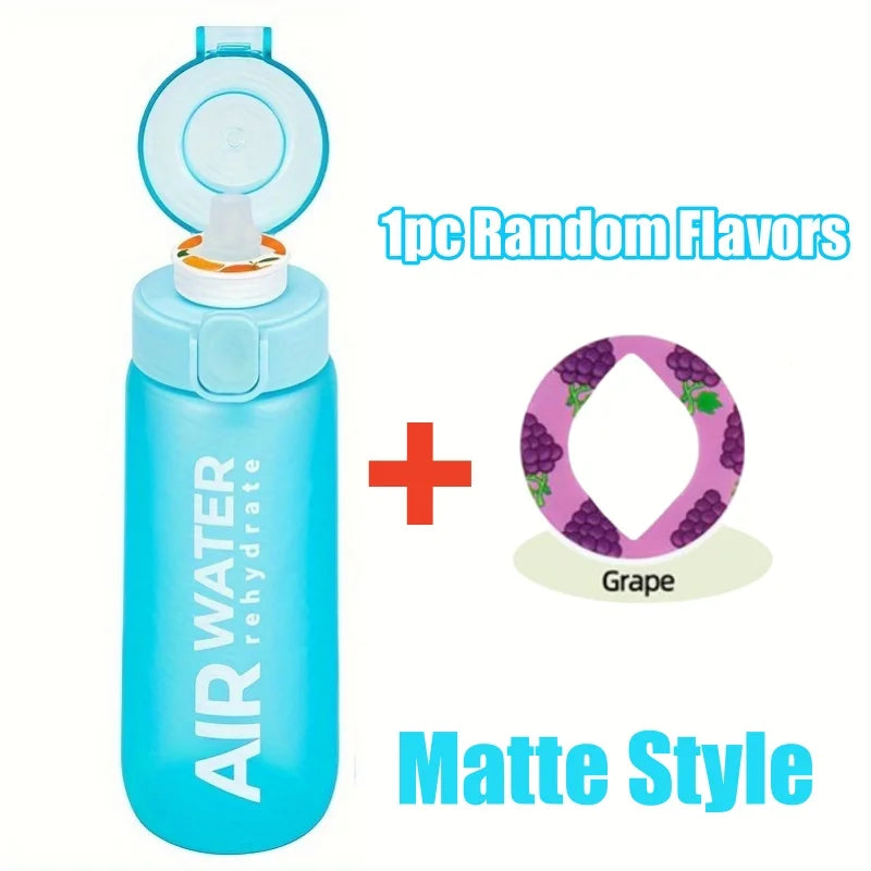 750ml Fruit Flavor Water Bottle with 7 Fruit Pods - Zero Sugar, Calorie-Free Sports Drinking Cup