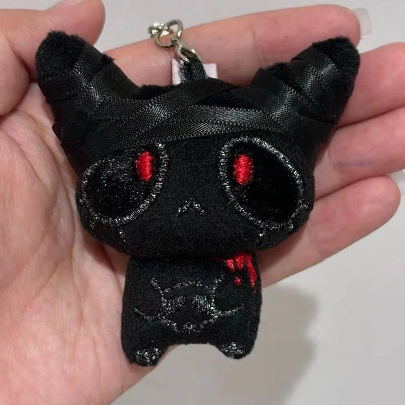 Halloween Horror Plush Keychain Creepy Bloody Monster Doll Bag Charm for Backpack