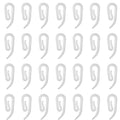 50-200PCS Curtain Hanging Hooks Ring for Window Drape Accessories