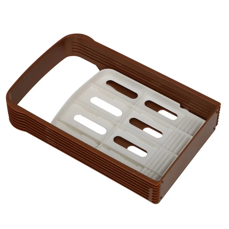 Foldable Bread Slicer Stand for Toast & Loaf Cutting - Plastic Guide