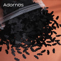 Halloween Glitter for Epoxy Resin Filling Black Bat Sequins DIY Craft Supplies