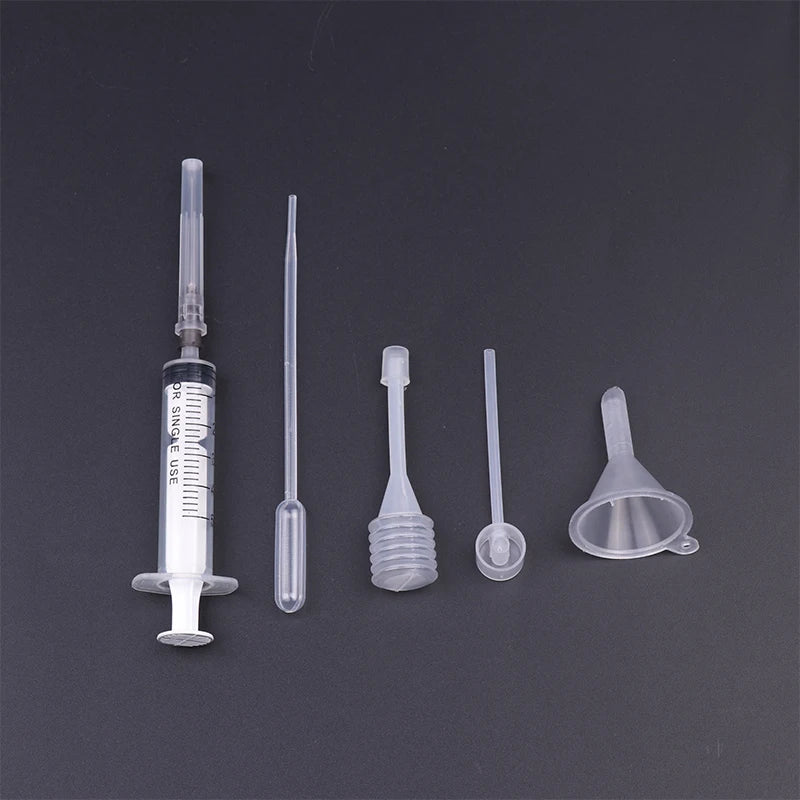 Perfume Refill Tools Set 6Pcs Plastic Diffuser Syringe Dropper Funnel Spray