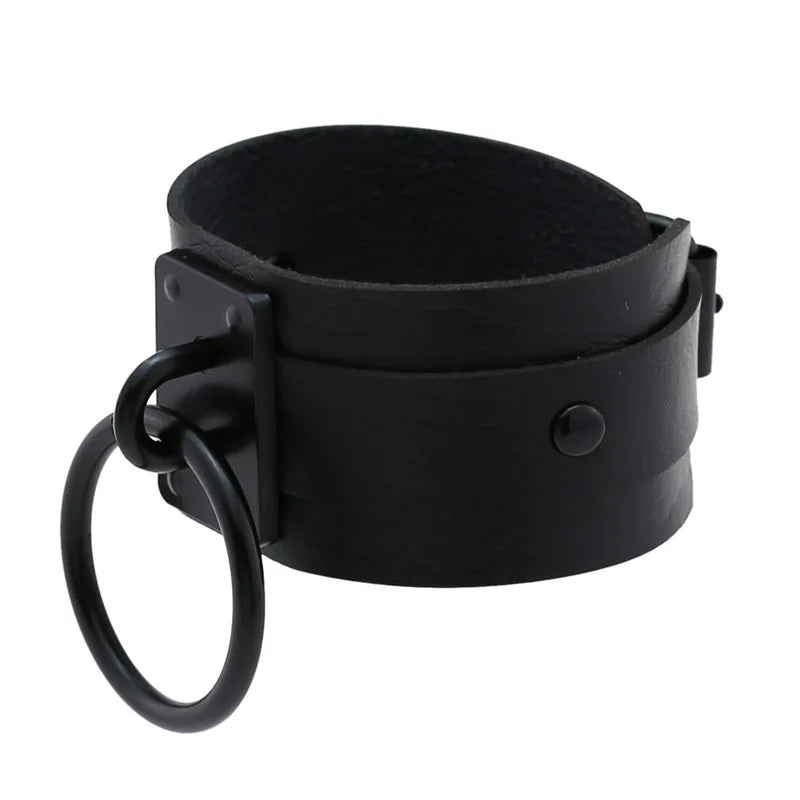Halloween Emo Punk Goth Black Pendant Bracelets for Women Men - Matching Jewelry Gifts