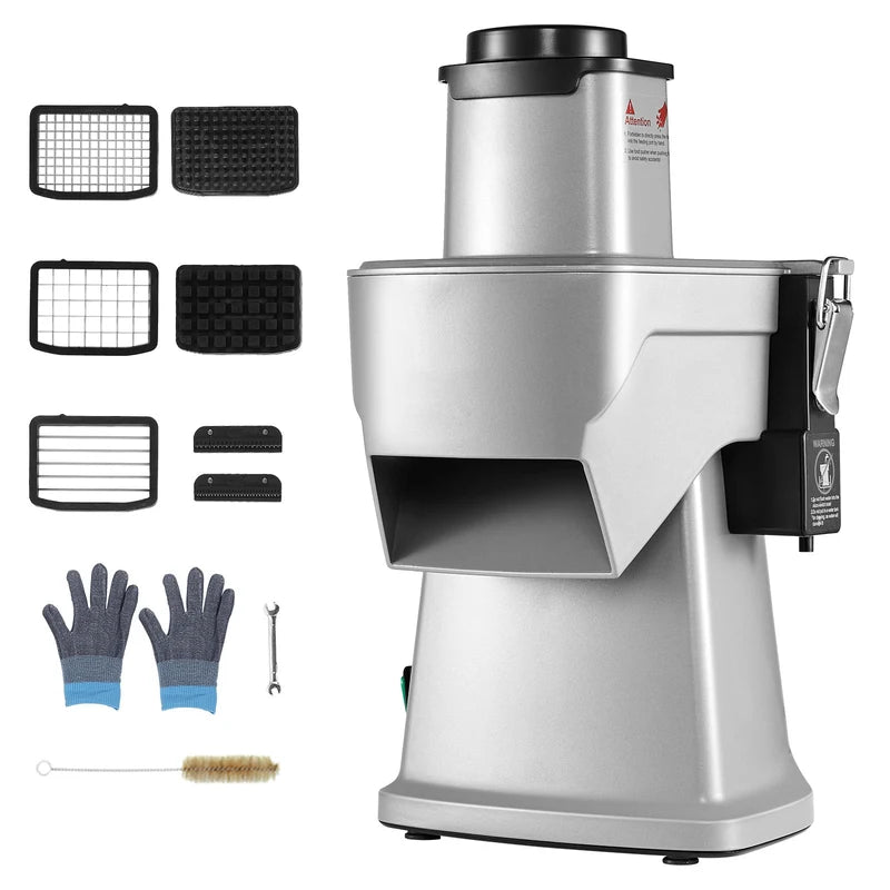 Electric Vegetable Slicer 4-in-1 Food Chopper for Slicing Shredding Dicing