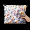 100 Pcs Elastic Food Covers for Bowl Lids & Food Storage - Disposable Plastic Wraps
