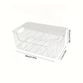 Clear Plastic Spice and Snack Storage Box with Adjustable Divider – Kitchen Organizer