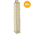 10-Shelf Hanging Shoe Organizer Closet Storage Rack with Foldable Design