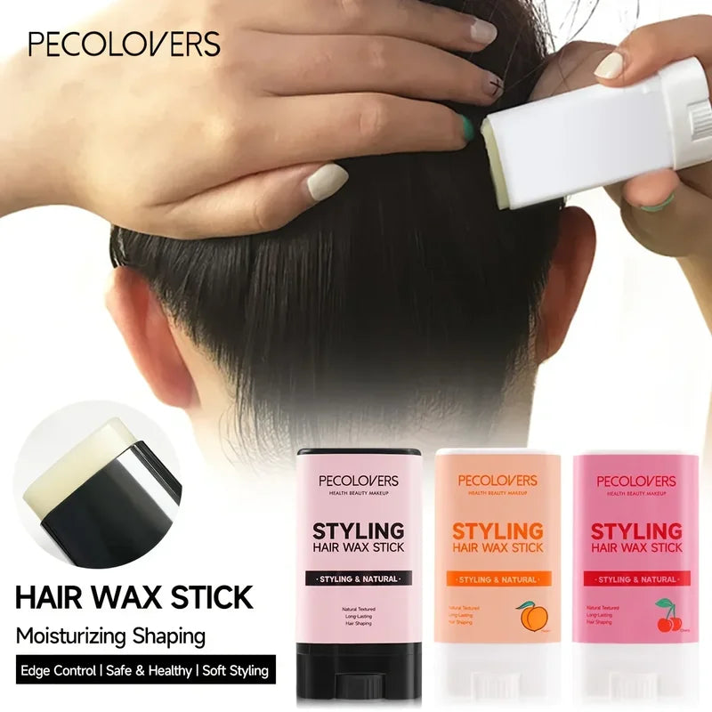 Fruit Flavour Hair Wax Stick - Long-Lasting, Non-Greasy Styling, Refreshing Shine