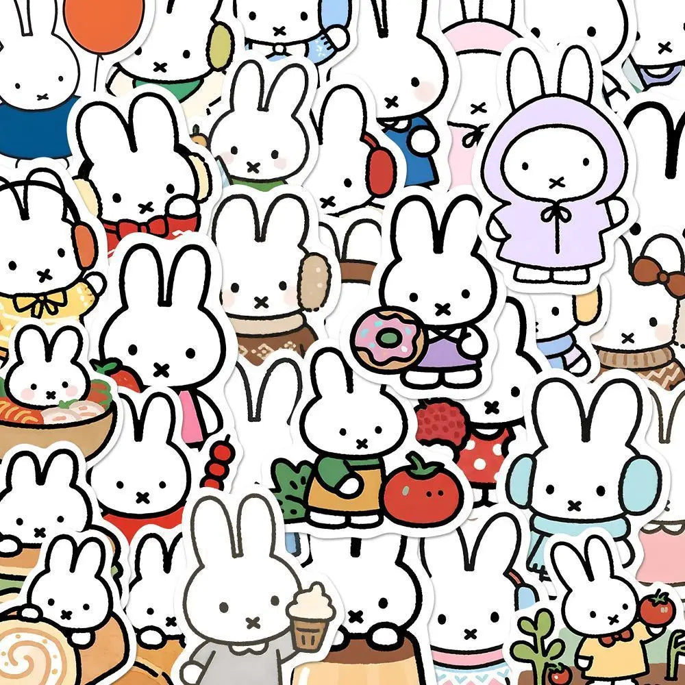 Cute Water Cup Stickers for Phone Cases Notebook Laptop Waterproof Decor - Miffy Style