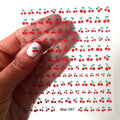 3D Cherry Fruit Nail Art Stickers - Summer Colorful Nail Decals for Natural & Artificial Nails