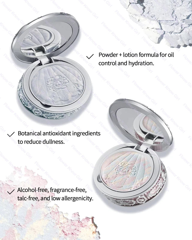 Face Powder with Honey & Pearl Collection Natural Bronze Glow Makeup Setting Powder