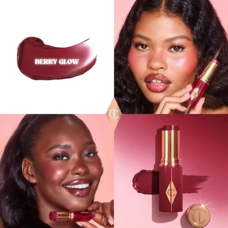 Lightweight Long-Lasting Makeup Palette with Setting Powder, Lip Gloss & Blush