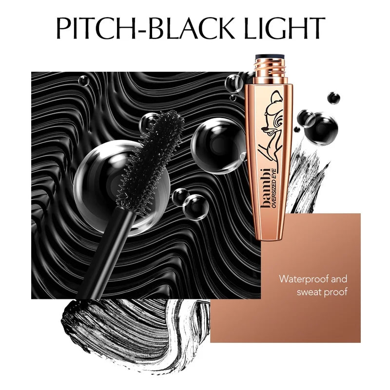 Long Lasting Waterproof Mascara for Women - Black Eyelash Makeup